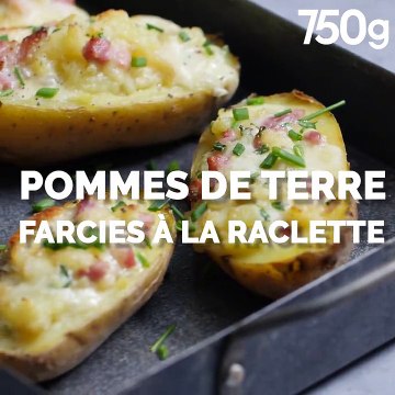 Pommes de terre farcies au fromage à raclette