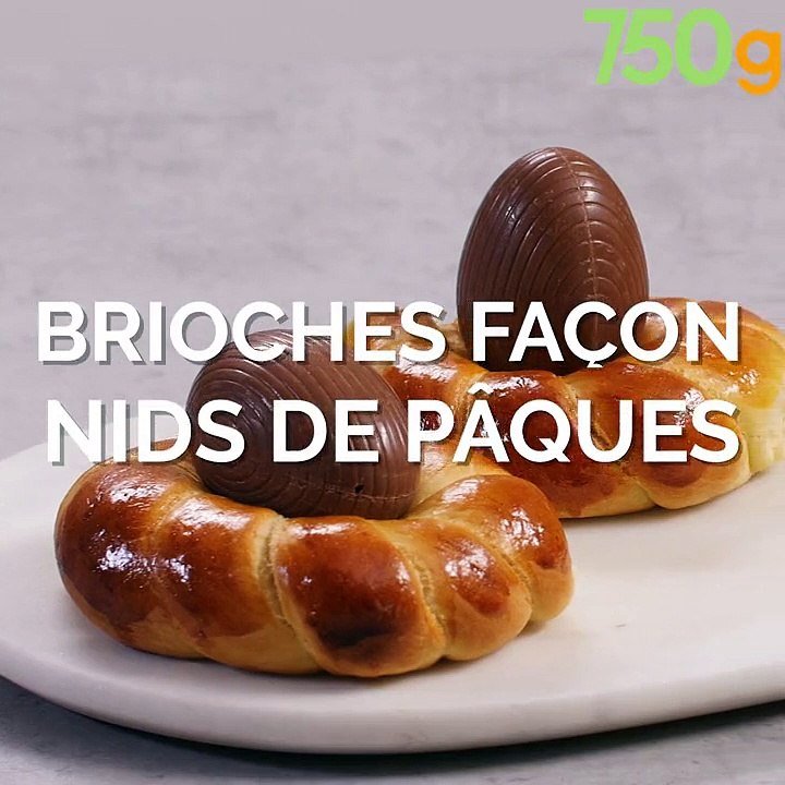 Brioches façon nids de Pâques