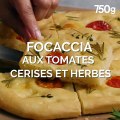 FOCCACIA AUX TOMATES CERISES ET HERBES