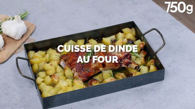 Cuisse de dinde au four