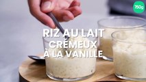 Riz au lait crémeux à la vanille