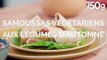 Samoussas végétariens aux légumes d'automne