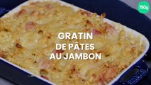 Gratin de pâtes au jambon