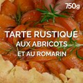 Tarte rustique aux abricots et au romarin