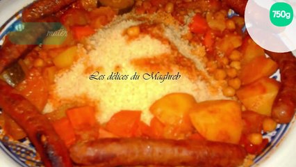 Couscous au poulet et merguez