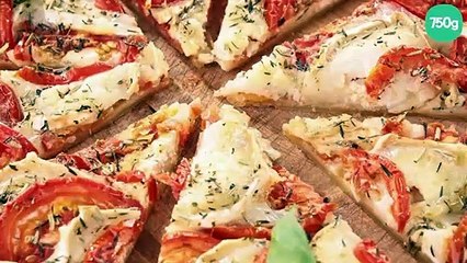 Tarte à la tomate et au chèvre