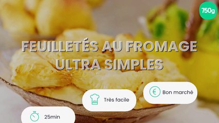 Feuilletés au fromage ultra simples