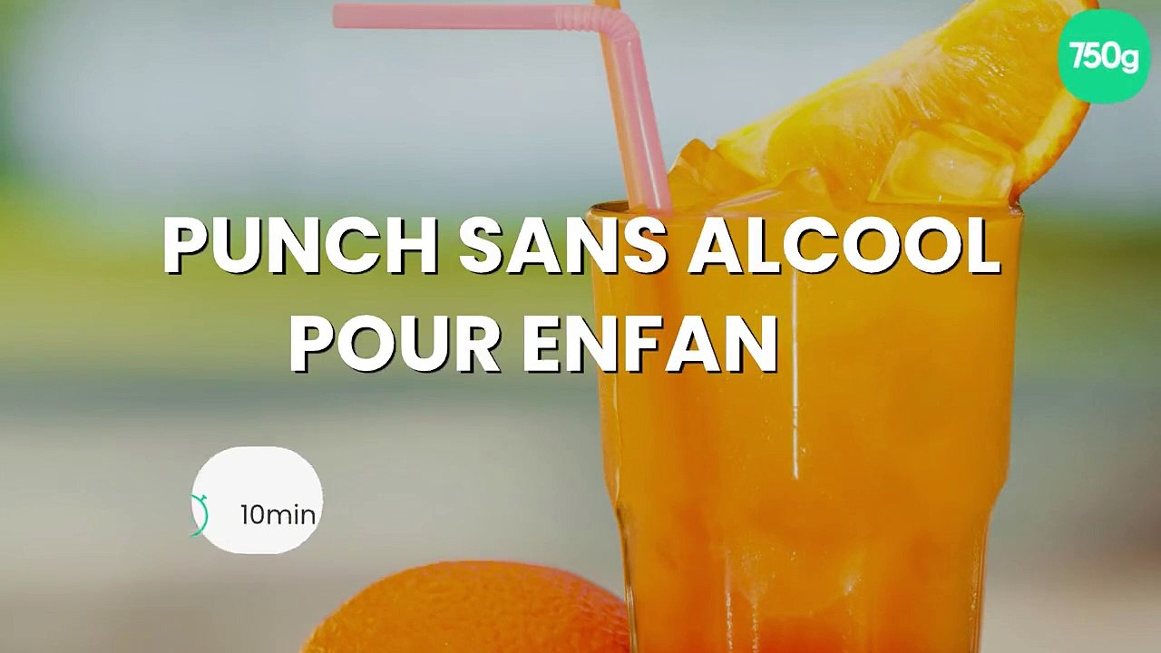 Punch sans alcool pour enfants