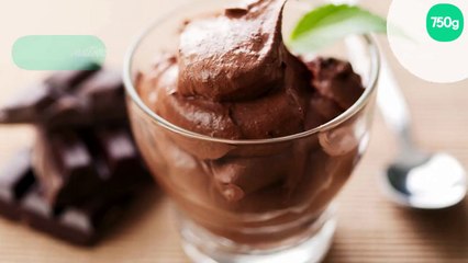 Mousse au chocolat onctueuse et légère