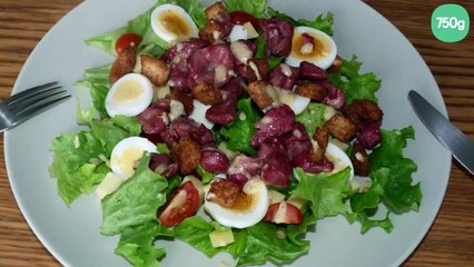 Salade de gésiers de volaille