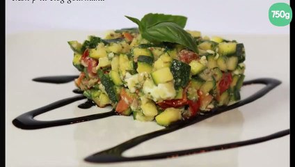 Tartare de courgettes