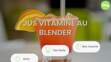 Jus vitaminé au blender