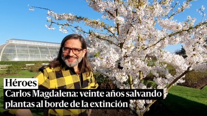 Carlos Magdalena: veinte años salvando plantas al borde de la extinción