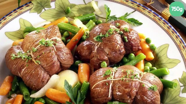 Paupiettes de veau aux carottes