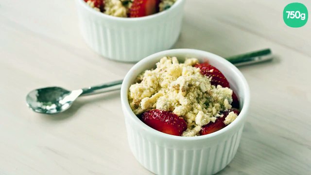 Crumble aux fraises