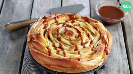 Brioche spirale aux pommes