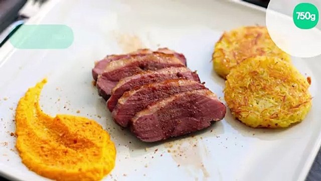 Magret canard basse temperature aux saveurs epicées