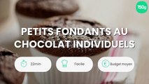 Petits fondants au chocolat individuels