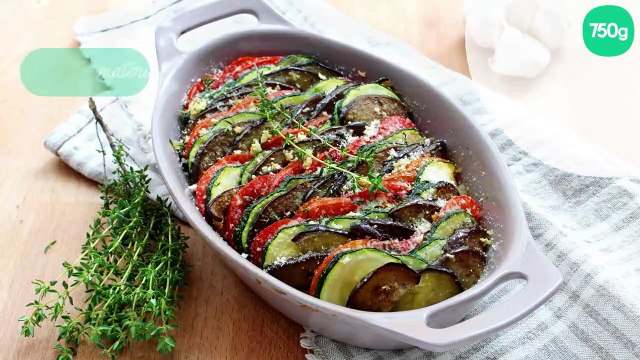 Tian de légumes pané