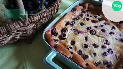Clafoutis aux raisins frais