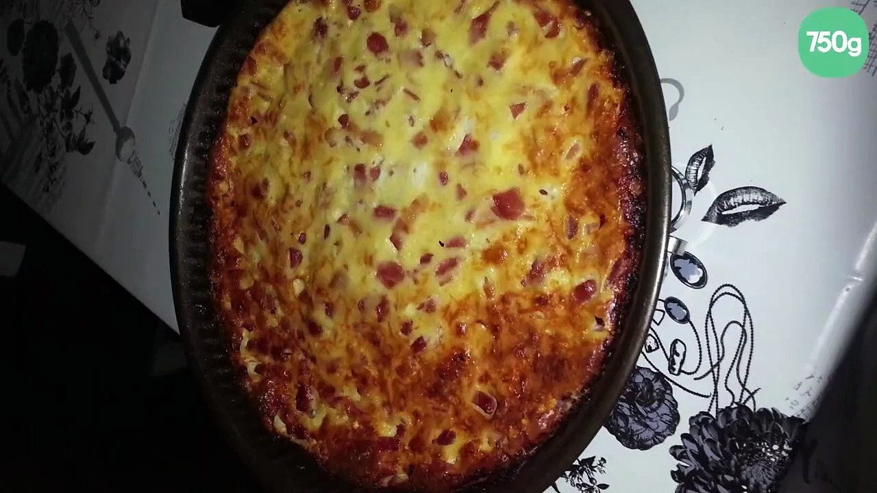 Quiche lorraine sans pâte