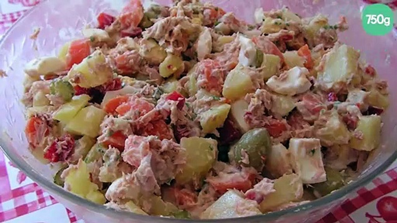 Salade russe maison