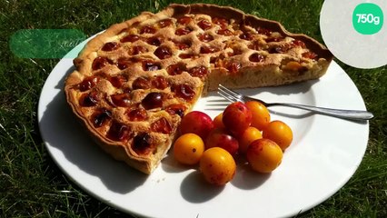 Tarte à la mirabelle et aux amandes