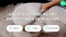 Sauce béchamel au lait entier et noix de muscade