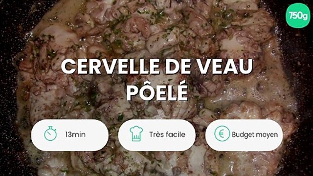 Cervelle de veau pôelé