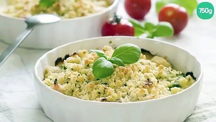 Скачать видео: Crumble aux légumes d'été