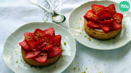 Tartelettes à la fraise façon sablé breton