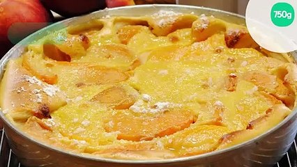 Clafoutis aux pêches
