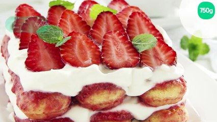 Tiramisu aux fraises