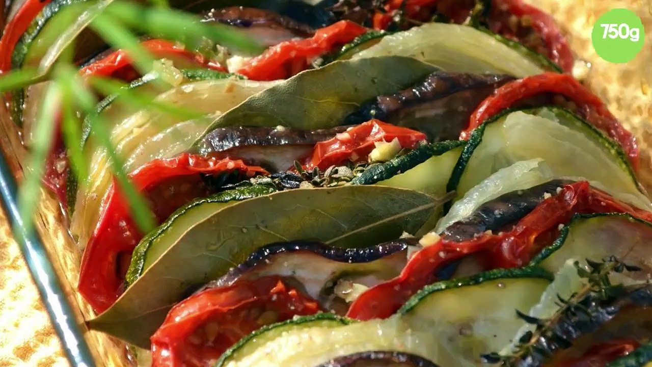 Tian d'aubergines, courgettes et tomates