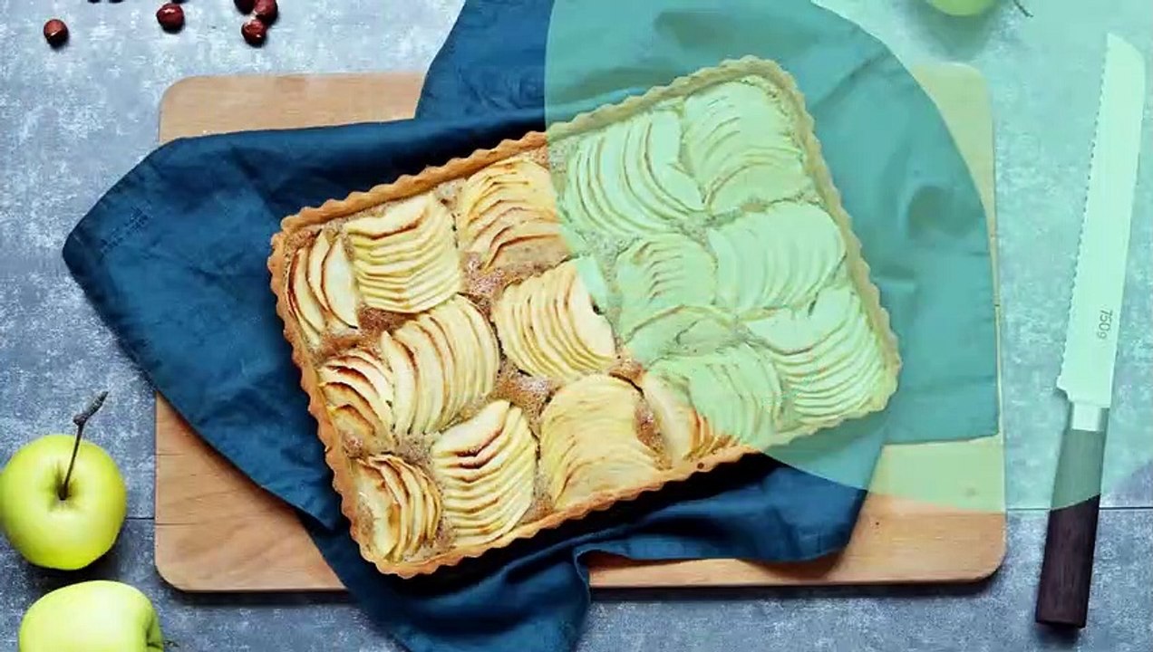 Tarte aux pommes design
