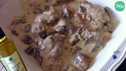 Ris de veau sauce morilles