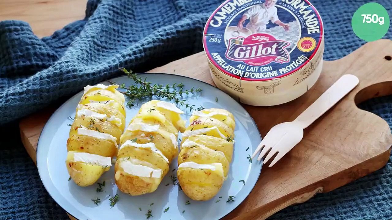 Pommes de terre à la suédoise farcies au camembert