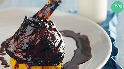 Souris d'agneau caramélisées au miel