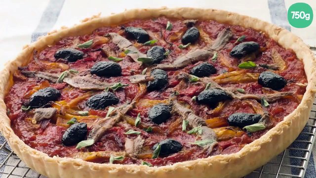 Tarte tomates anchois façon pissaladière