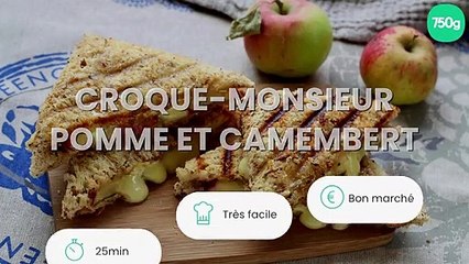 Croque-monsieur pomme et camembert