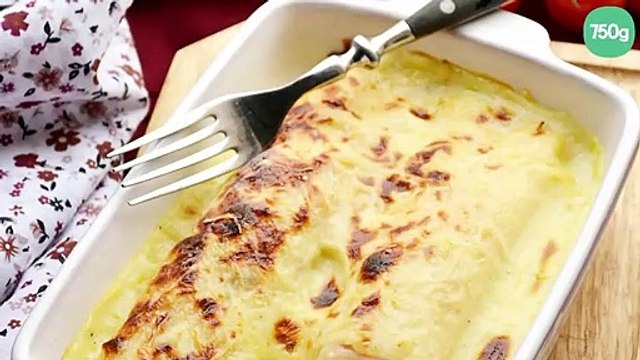 Crêpes au jambon gratinées