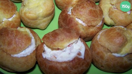 Petits choux saumon