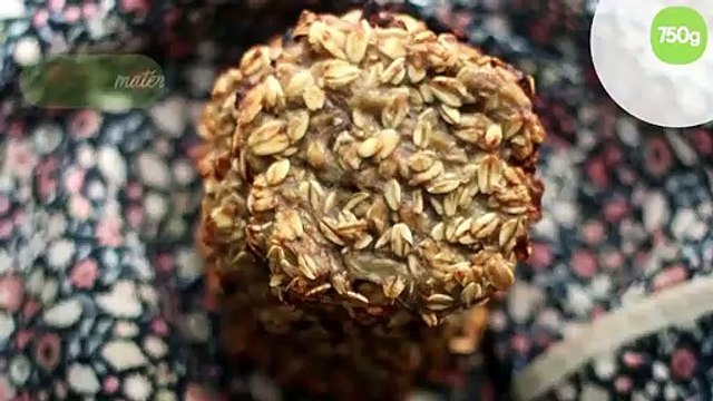 Biscuits à la banane et aux flocons