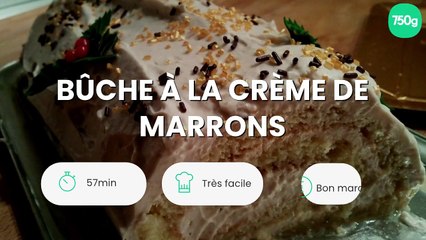 Bûche à la crème de marrons