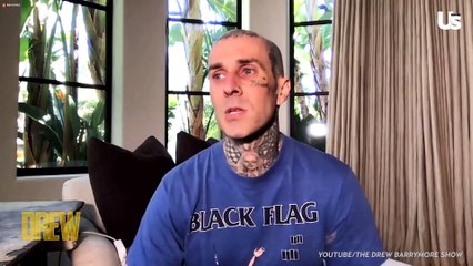 Travis Barker and Kourtney Kardashian Cuddle Up During Family Ski Trip