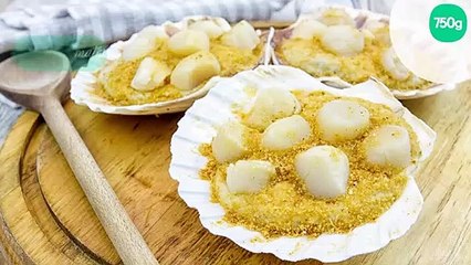 Coquilles Saint-Jacques à la bretonne