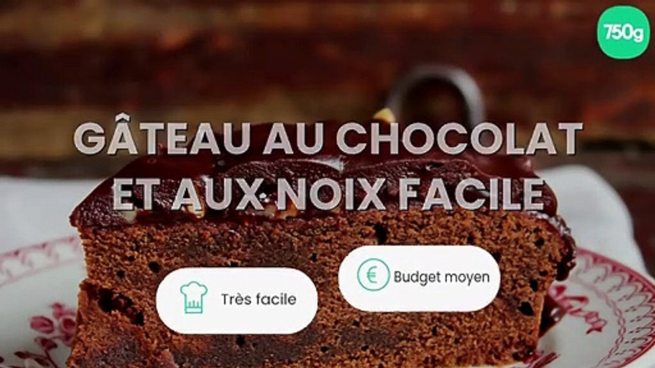 Gâteau au chocolat et aux noix facile