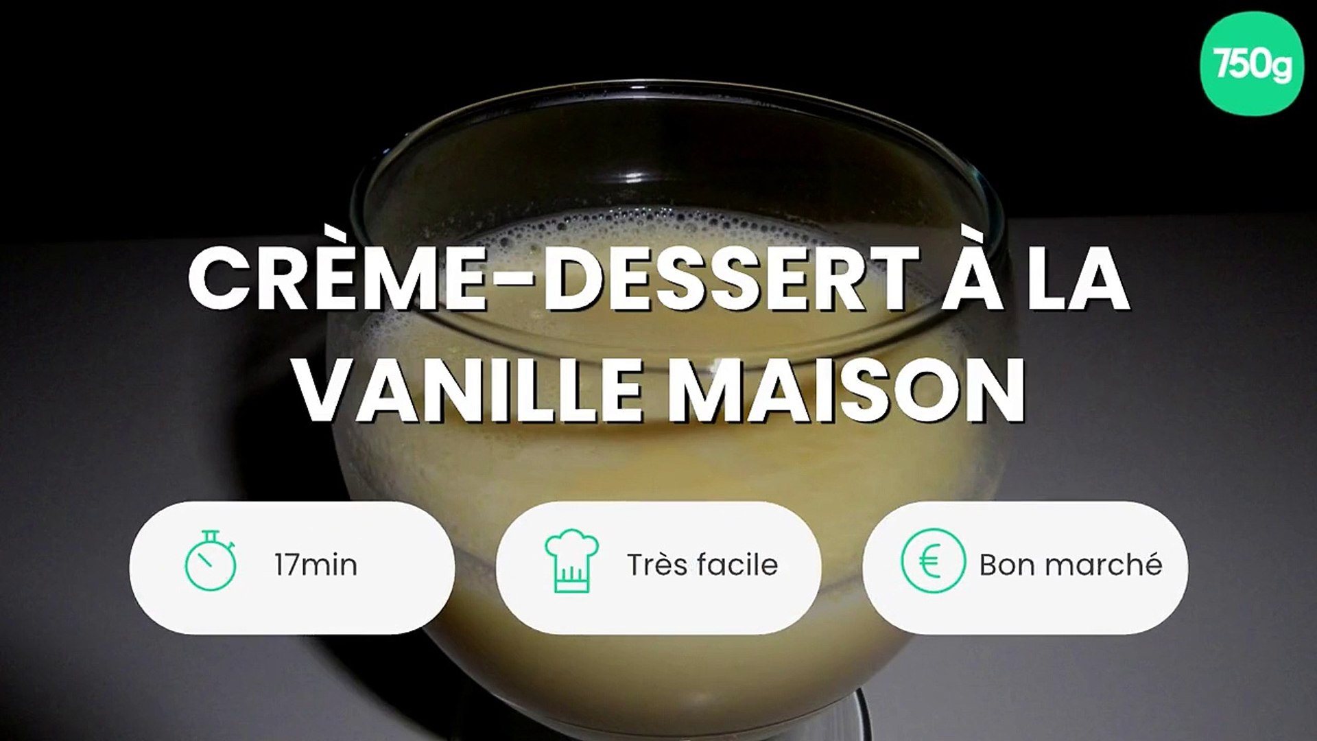 Creme Dessert A La Vanille Maison Video Dailymotion