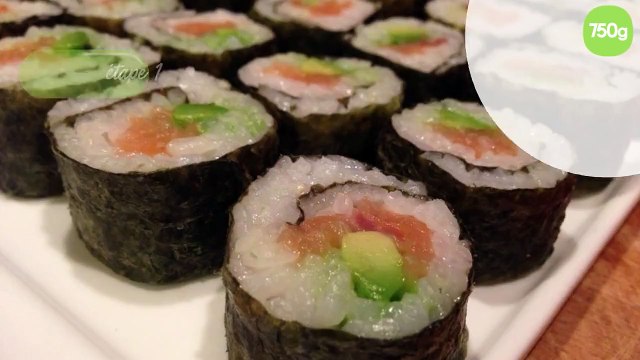 Makis saumon et avocat