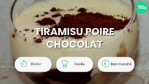 Tiramisu poire chocolat
